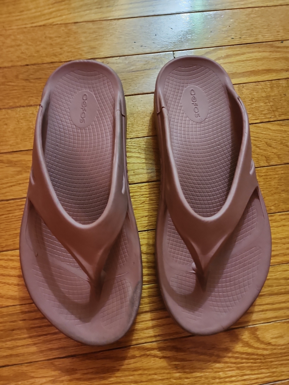 Unisex Oofos Ooriginal Recovery Spiced Chai Flipflop Thong Sandal